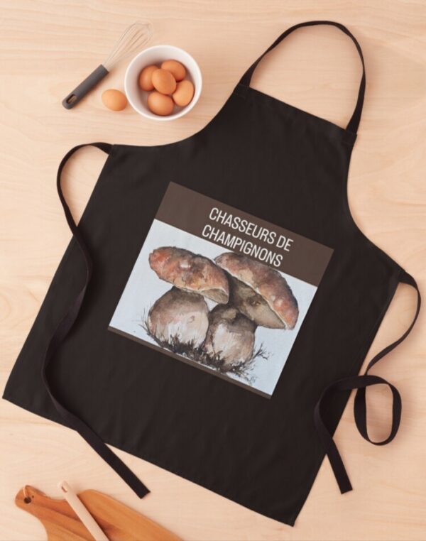 TABLIER DE CHASSEUR FOU DE CHAMPIGNONS